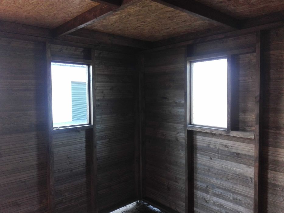 Wiata z domkiem ogrodowym