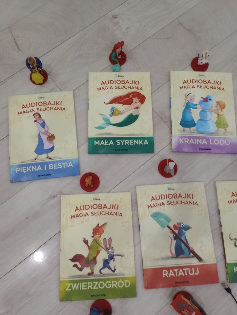 Zestaw audiobajek , audiobajki deagostini magia słuchania głośnik