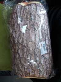 Poduszka dekoracyjna drewno kłoda drzewo