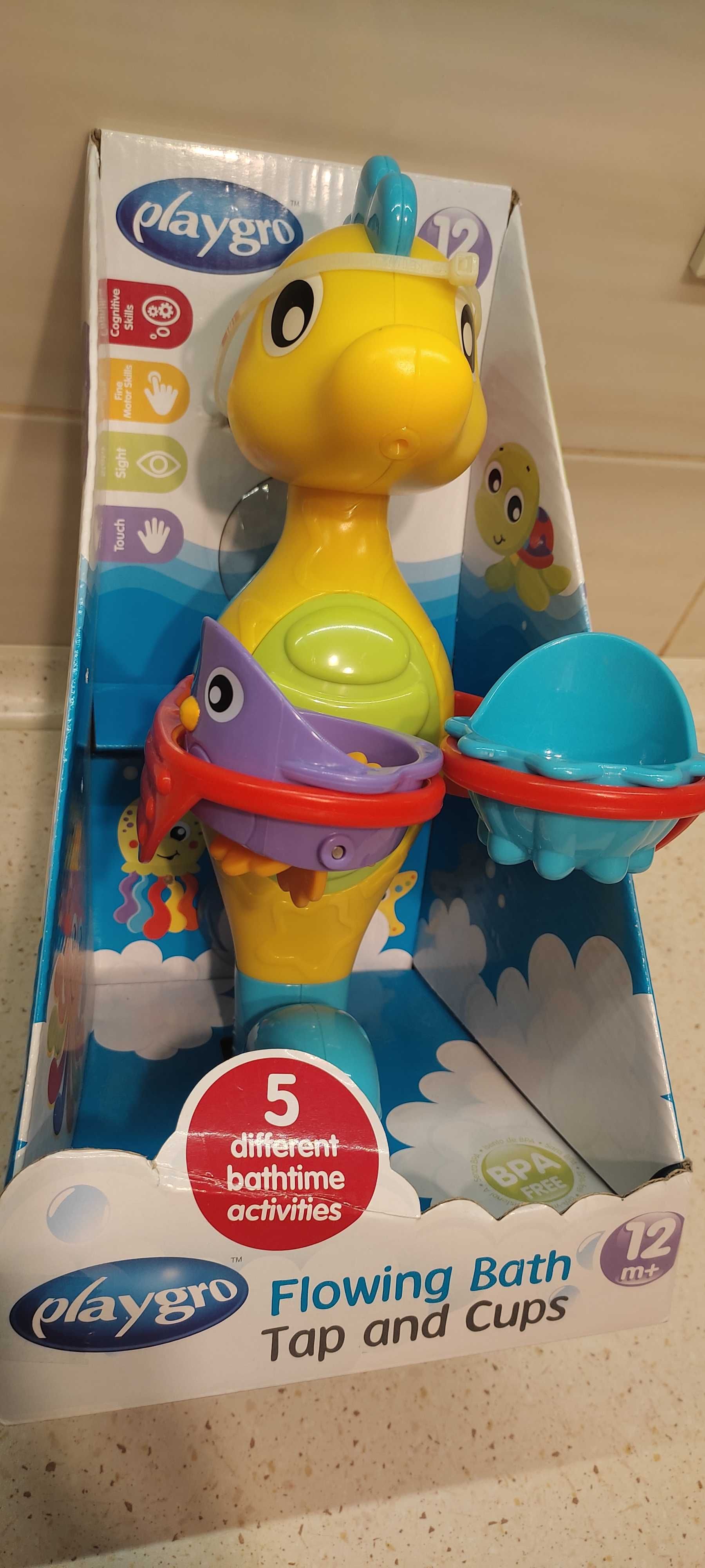 Konik morski Playgro zabawka do wody/kąpieli na dzień dziecka