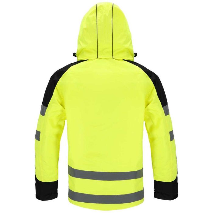 Ocieplana zimowa kurtka ostrzegawcza rozmiar L - wyprzedaż magazynowa