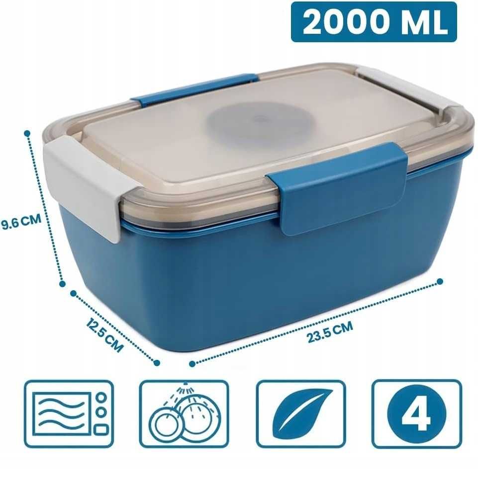 Lunch box Bugucat 2000 ml