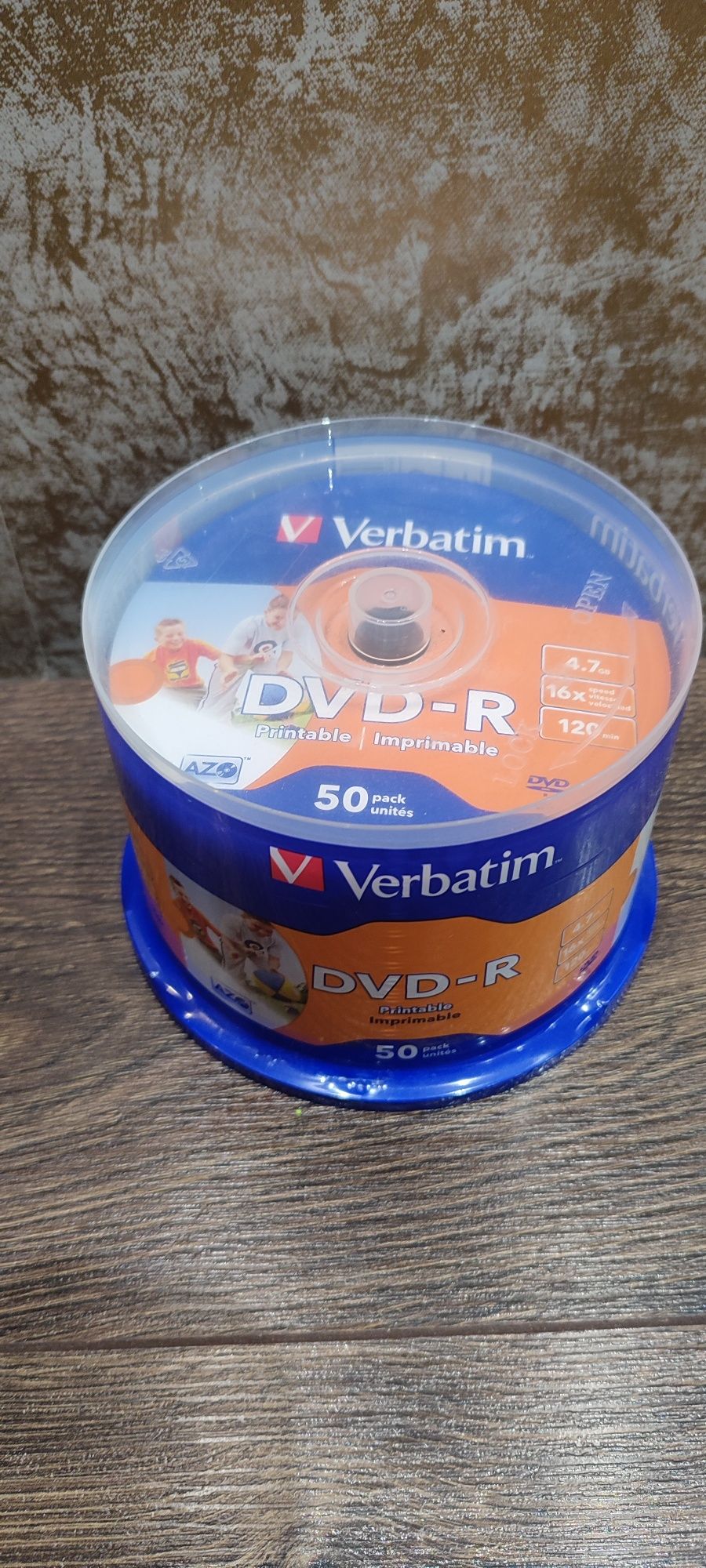 Диски Verbatim DVD-R 4.7 GB 16x 50 шт