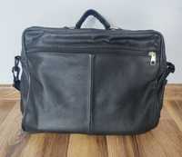 Skórzana torba biurowo-laptopowa FLEX BLACK IT