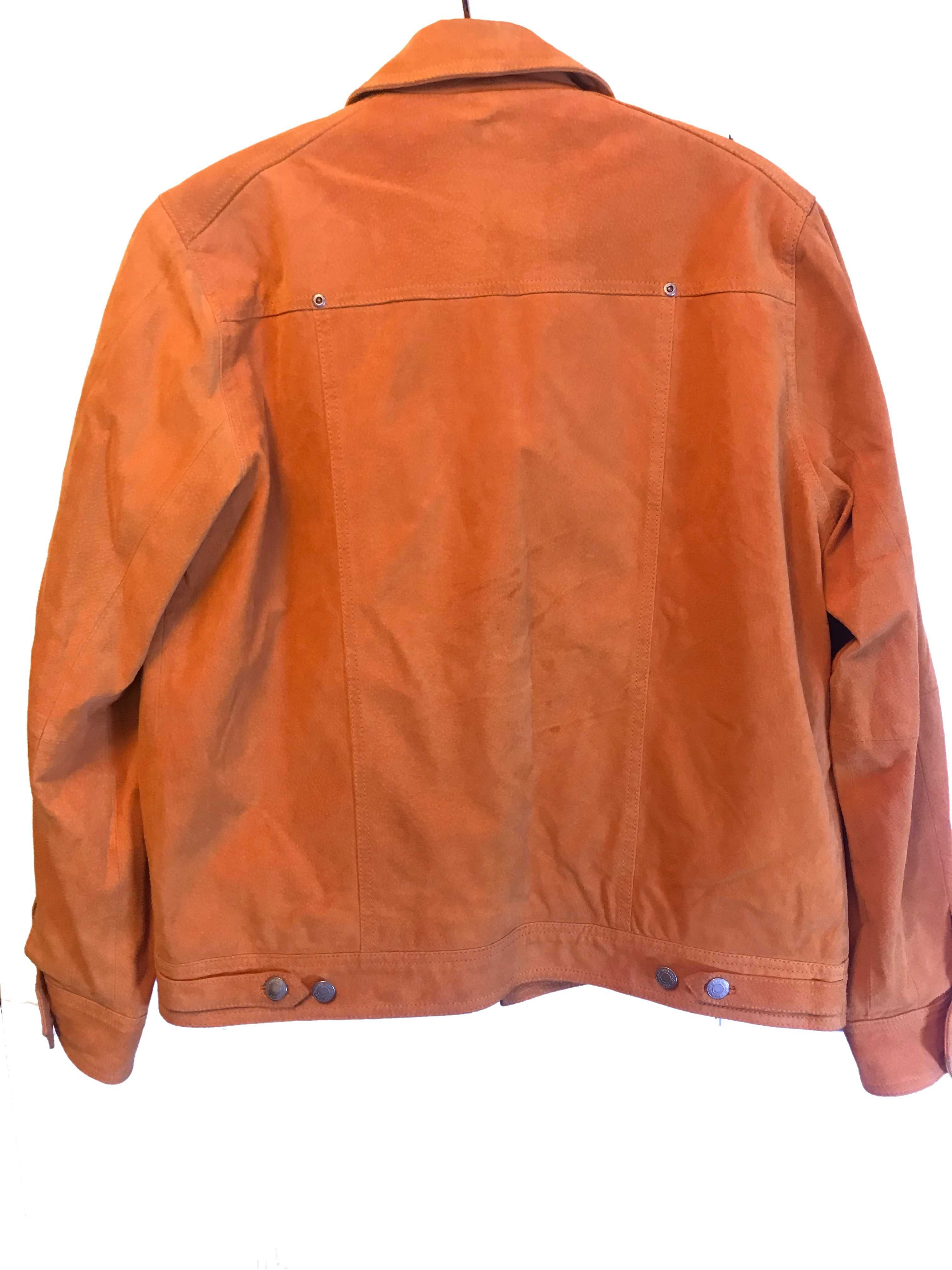 Skórzana kurtka Tom Tailor w kolorze miodowym rozmiar unisex