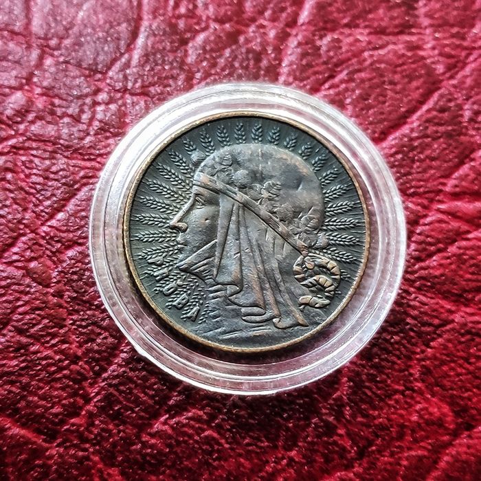 1 zł z 1932 roku, brąz, próba - nakład tylko 100 szt. UNIKAT