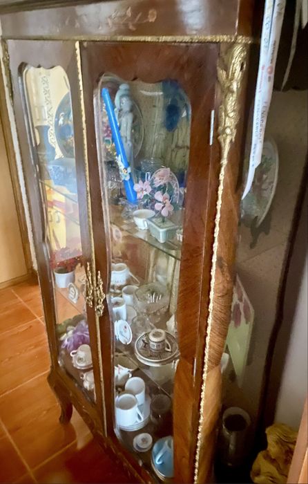 Vitrine antiga Luís XV - Original