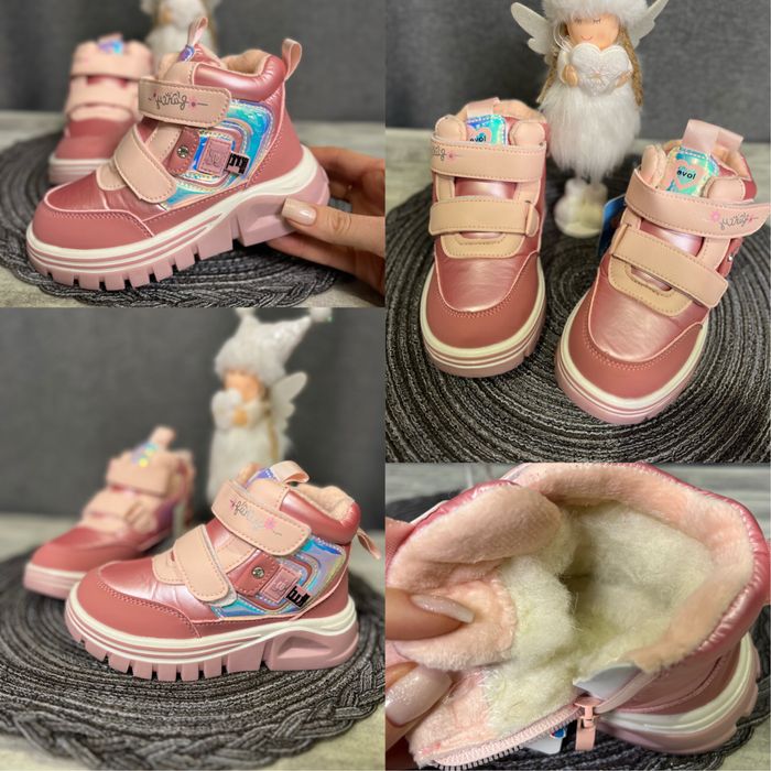 Зимові чобітки для дівчинки черевики,уггі для дівчинки дутики