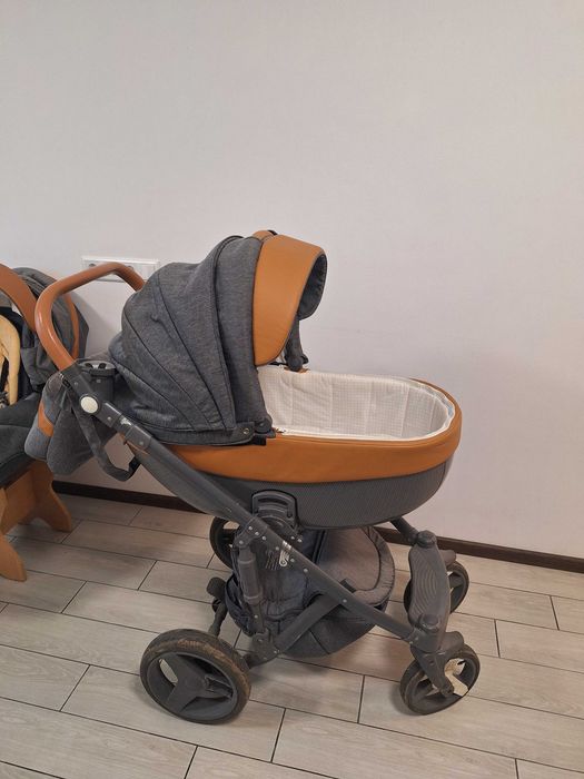 прогулянкова коляска дитяча Adamex Monte 2 в 1 Гарний стан