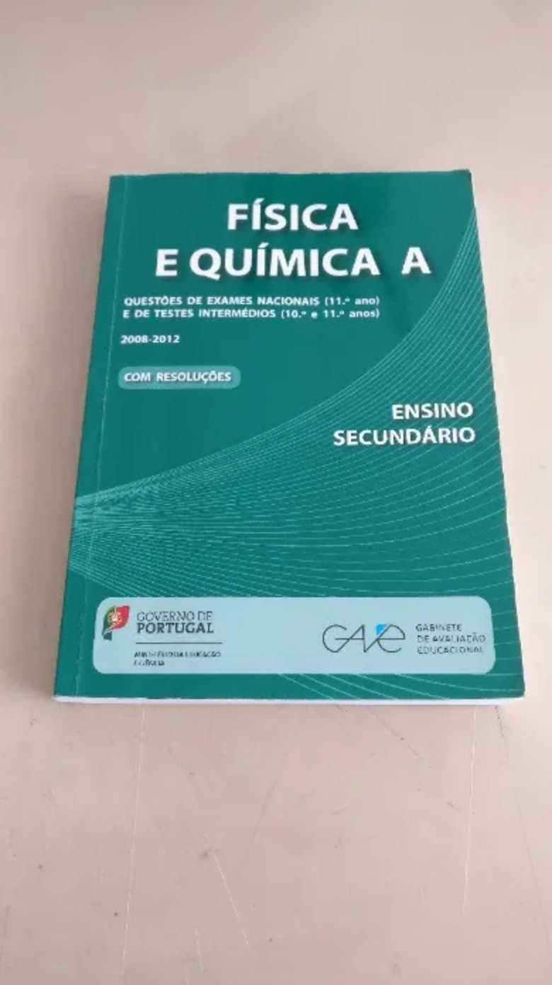 Física e Química A Questões de Exames Nacionais (10.º e 11.º Anos)