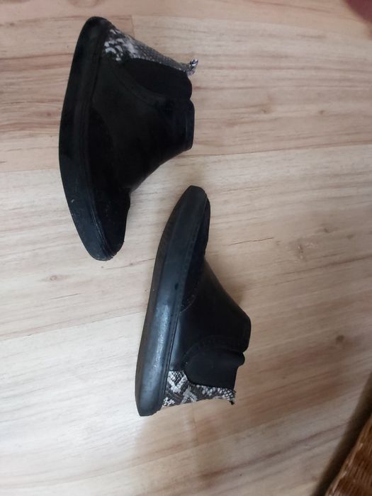 Buty Botki  do kostki czarne rozm. 37