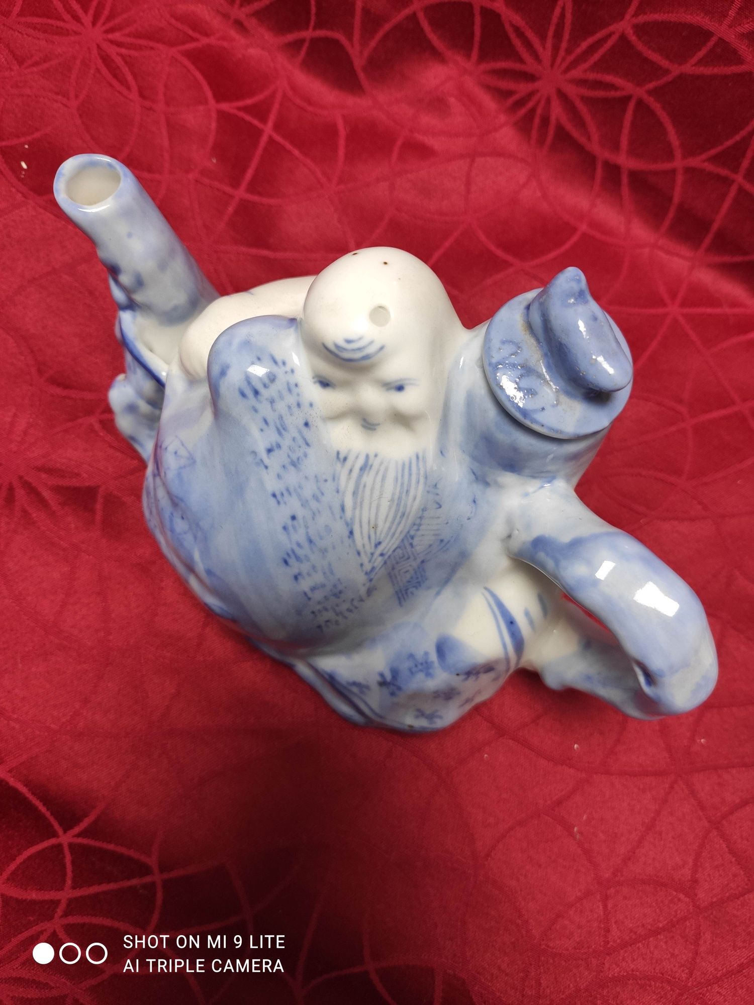 Bule em Porcelana da China pintados á mão