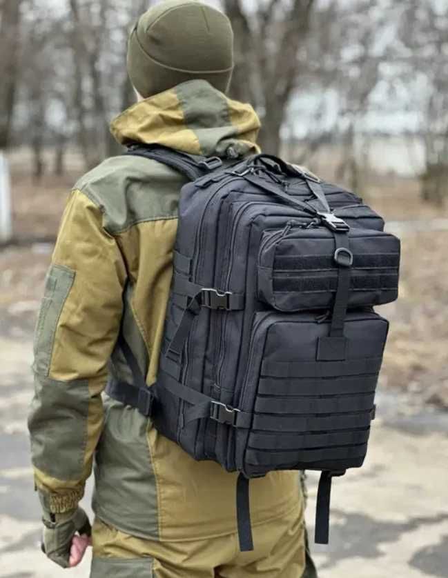 Міцний тактичний рюкзак 45л тактический пртфель , наплічник .