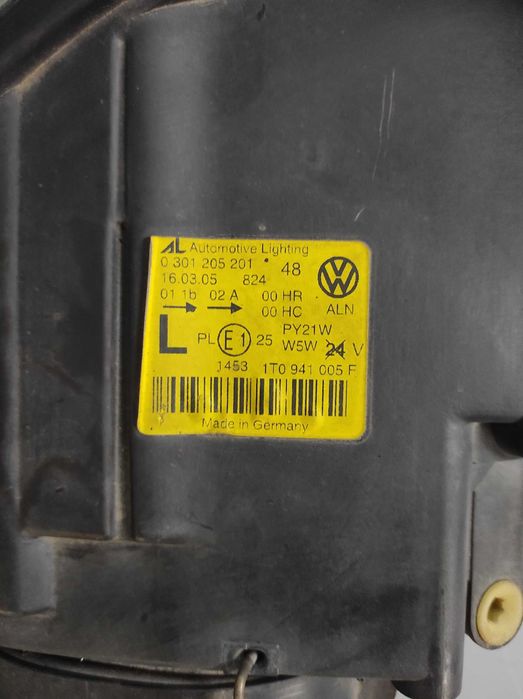 Vw Touran I, OE: 1T094.1005F, Lampa przednia lewa, Oryginał, Europa!