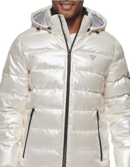 Оригінальна чоловіча куртка пуховик Guess