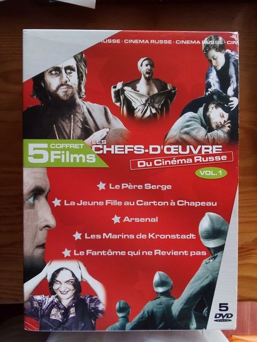 Les Chefs-D'Oeuvre Du Cinéma Russe Vol1 Obras Primas Cinema Russo 5DVD