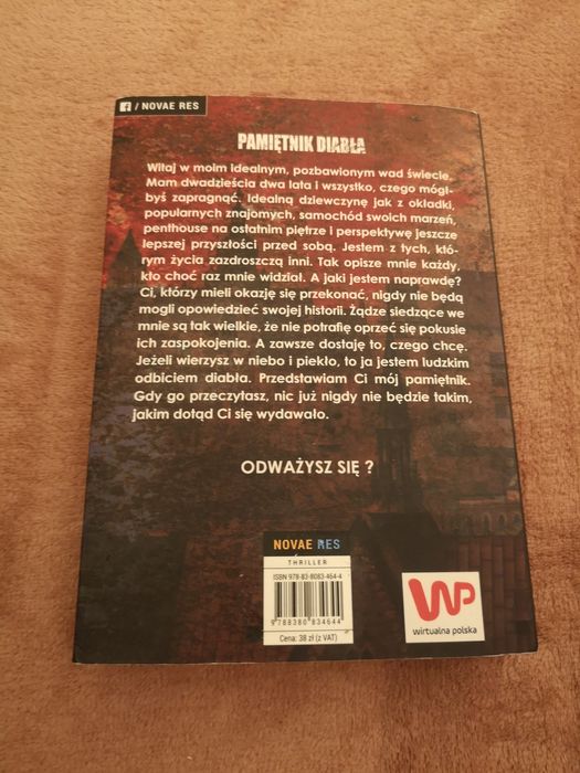 Książka Pamiętnik Diabła Adrian Bednarek