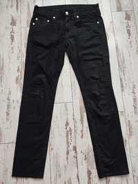 Spodnie Czarne Jeansy Męskie True Religion 32