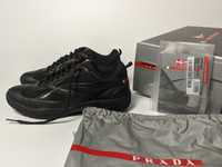 Кросівки Prada Archive Luna Rossa all black Avangard Sneakers