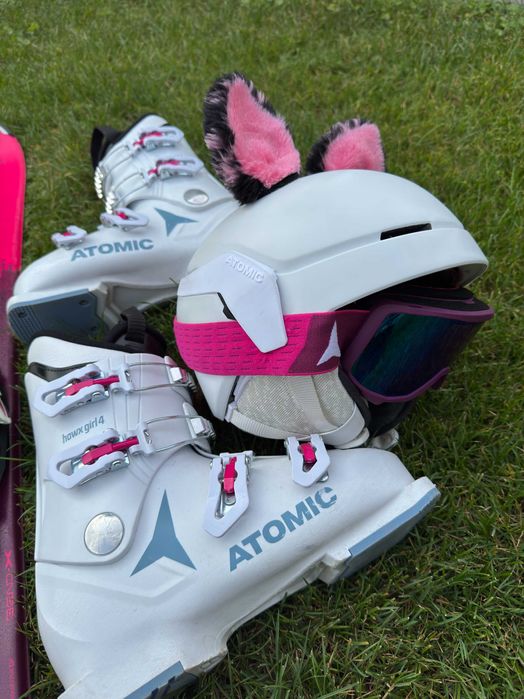 Narty Atomic Vantage + Kije + Buty + Kask + Gogle - SUPER