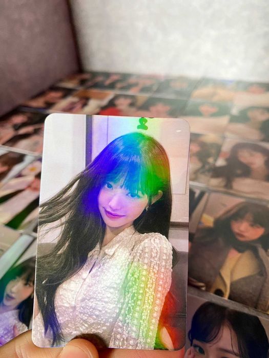 Набір kpop голографічних карток Войон айв, Wonyoung ive