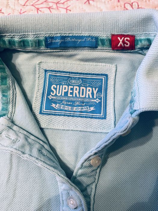 Polo Mulher SuperDry Azul
