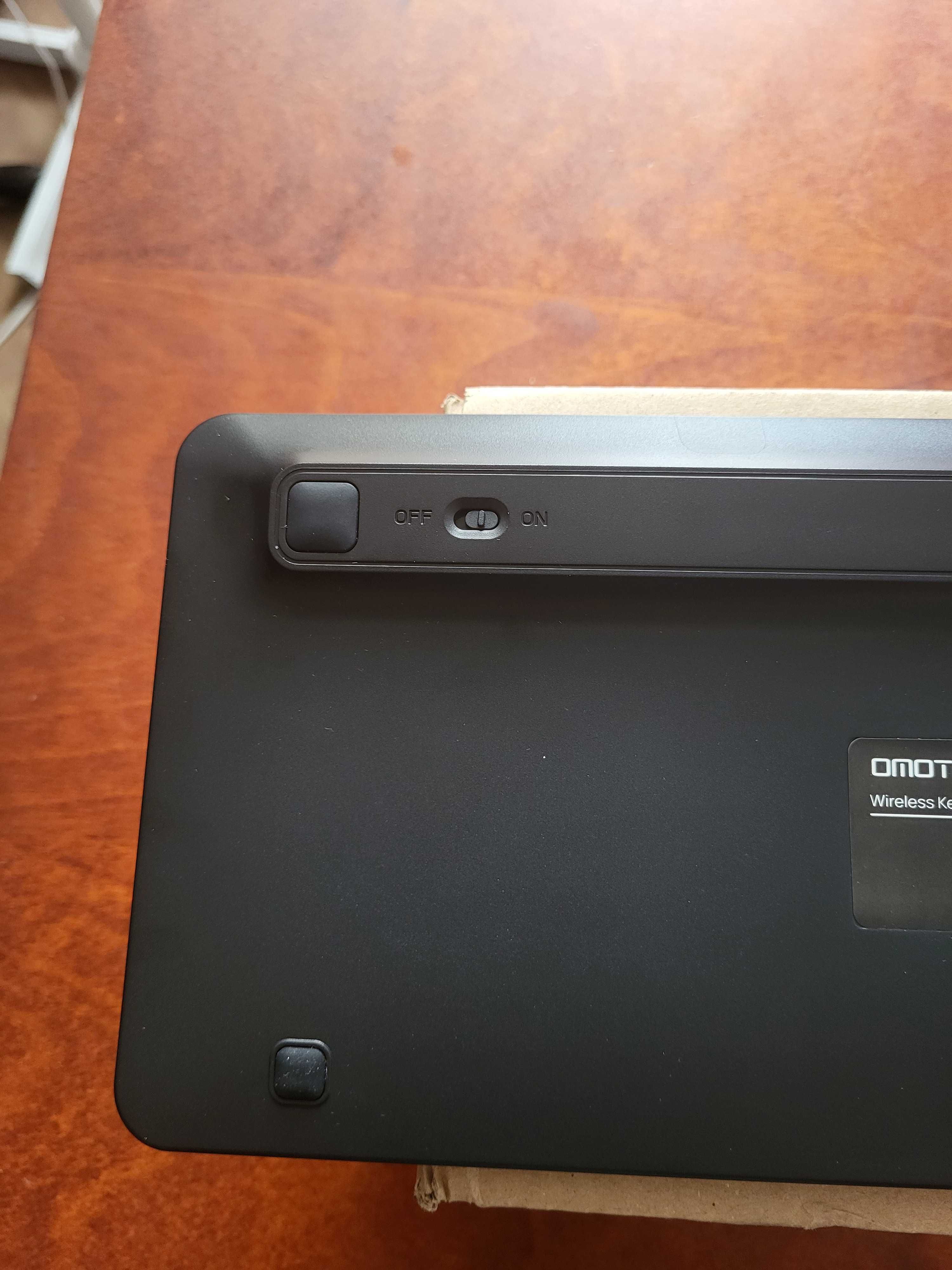 Klawiatura bezprzewodowa Omoton KB186 czarna