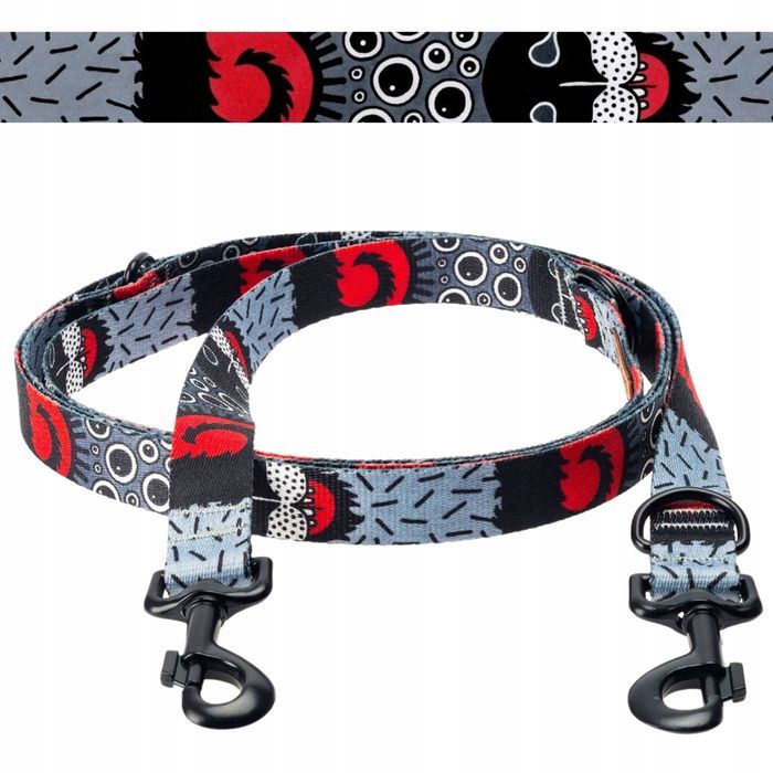 uniwersalna smycz z regulacją 240 cm duży pies doberman rottweiler