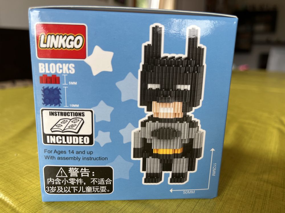 Legos Novos - Batman, Spider Man, Hulk, Pokemon, Pikachu, Marvel