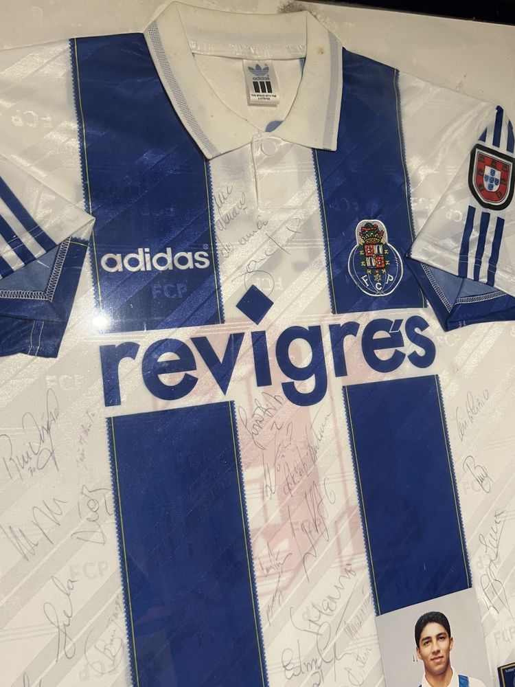 Camisola FC Porto época 1996/97 ASSINADA/ AUTOGRAFADA