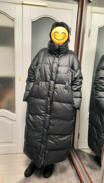 Пуховик жіночий  довгий H&M розмір xxl  батал