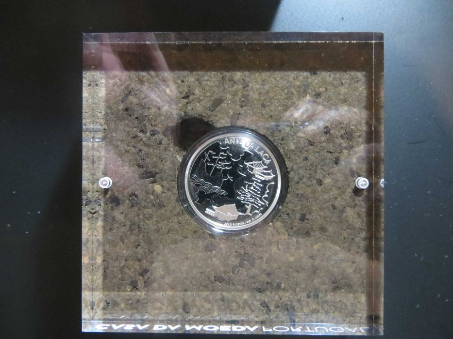 Moeda - 5 Euros - Arte da Laca - Prata - Proof - 2021