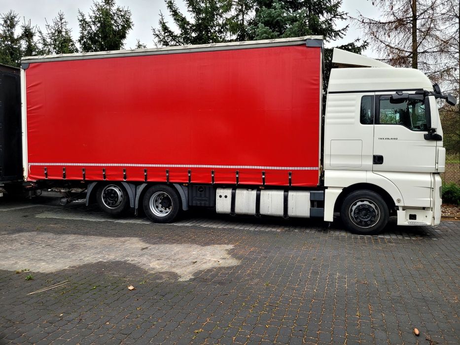 Man TGX plandeka Euro 5