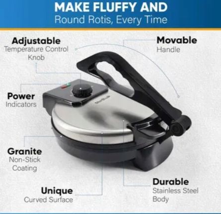 Roti Maker 25,4 cm firmy StarBlue z ogrzewaczem POWYSTAWOWY