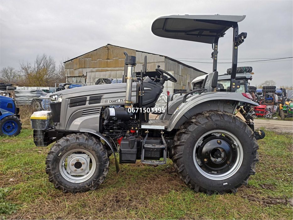 Мінітрактор Скаут TY-404 SR з козирком НОВИНКА доставка безкоштовна