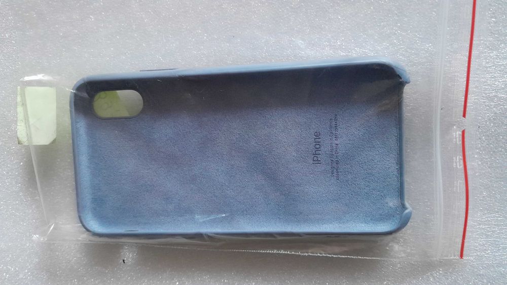 etui Apple Iphone X plecki niebieskie