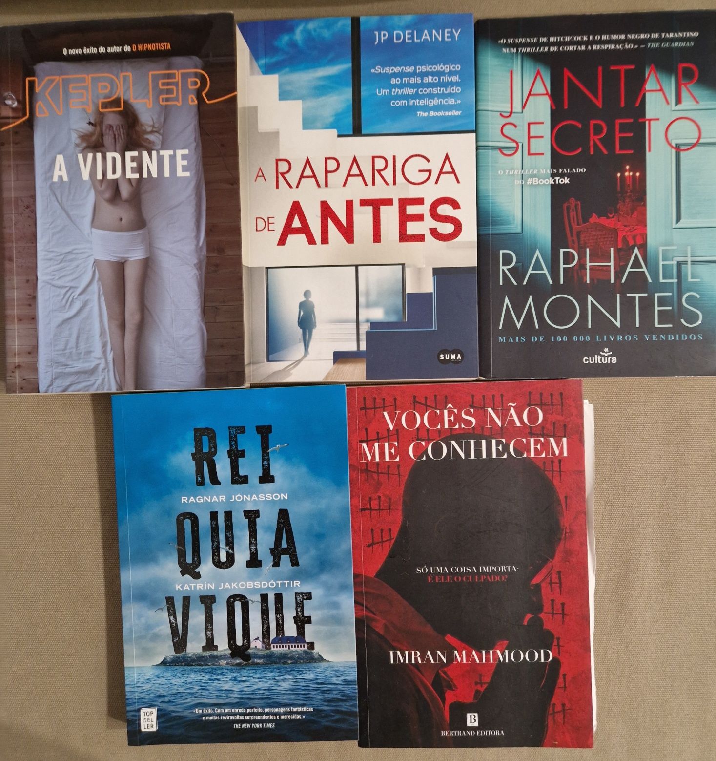 Livros - Pack 20 thrillers - Redução de preço