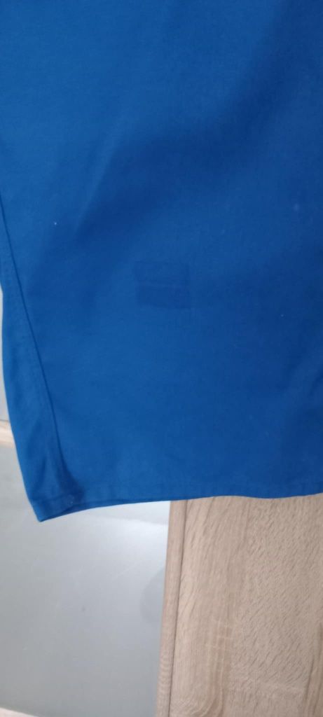Męskie niebieskie ogrodniczki, 100% bawełna, r. XXL