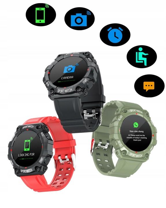 Smartwatch Zegarek Smartband Pulsometr Krokomierz