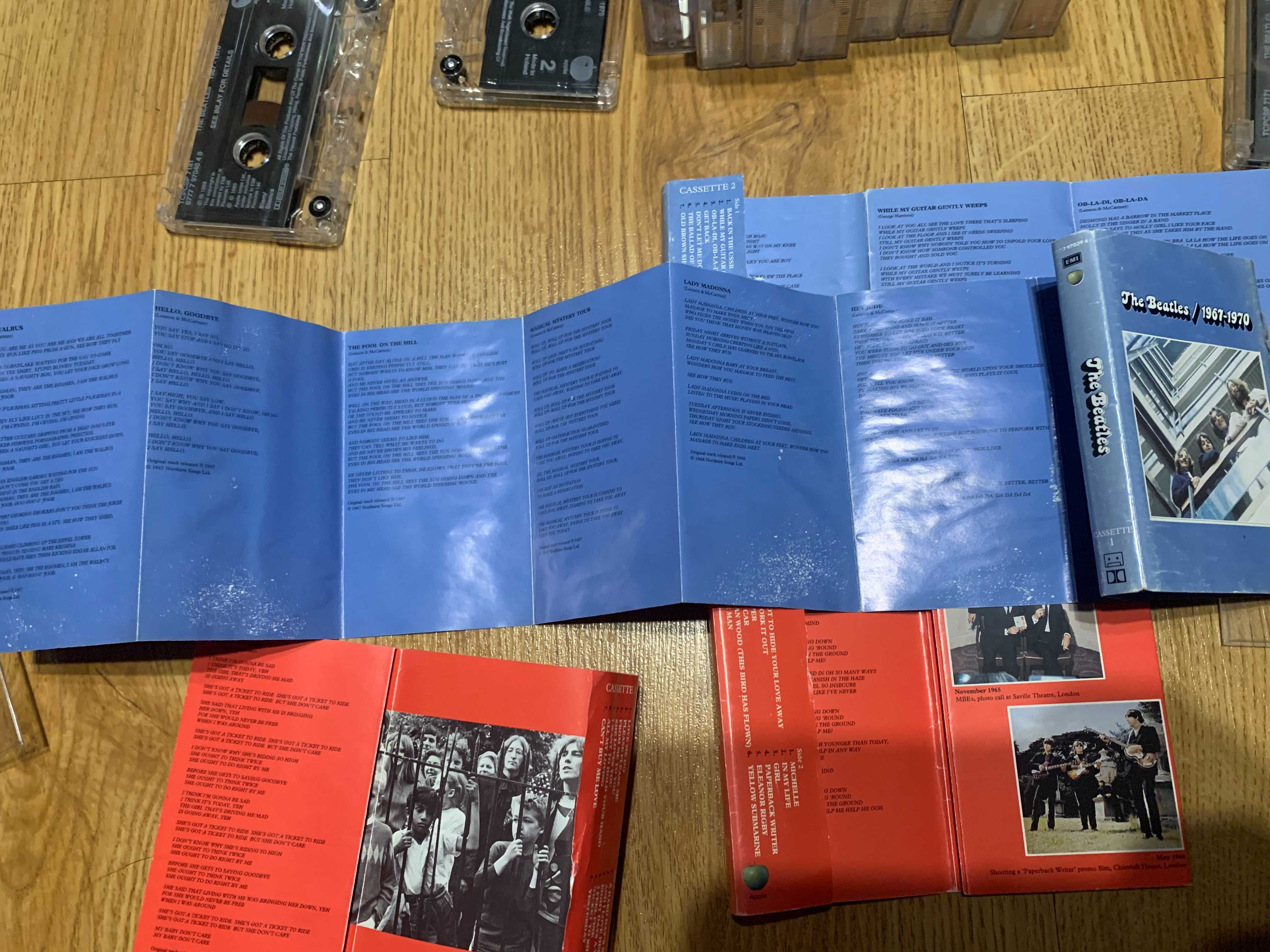 Zestaw 12 kaset magnetofonowych - The Beatles
