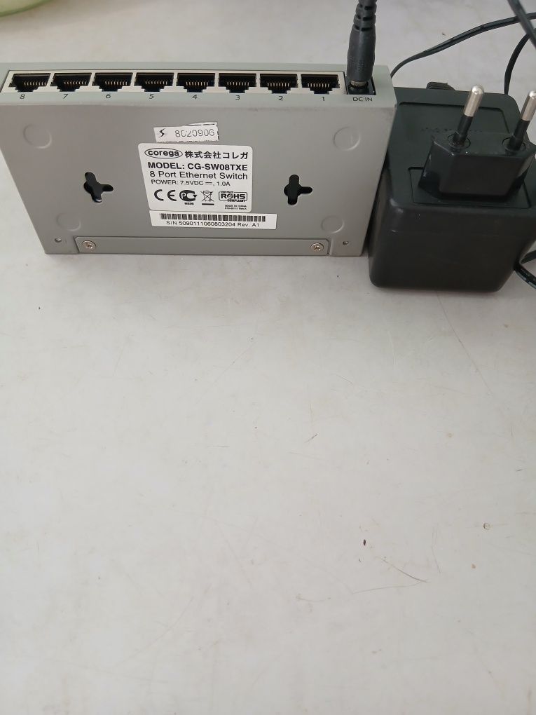 Світч комутатор 8 портів cg-sw08txe