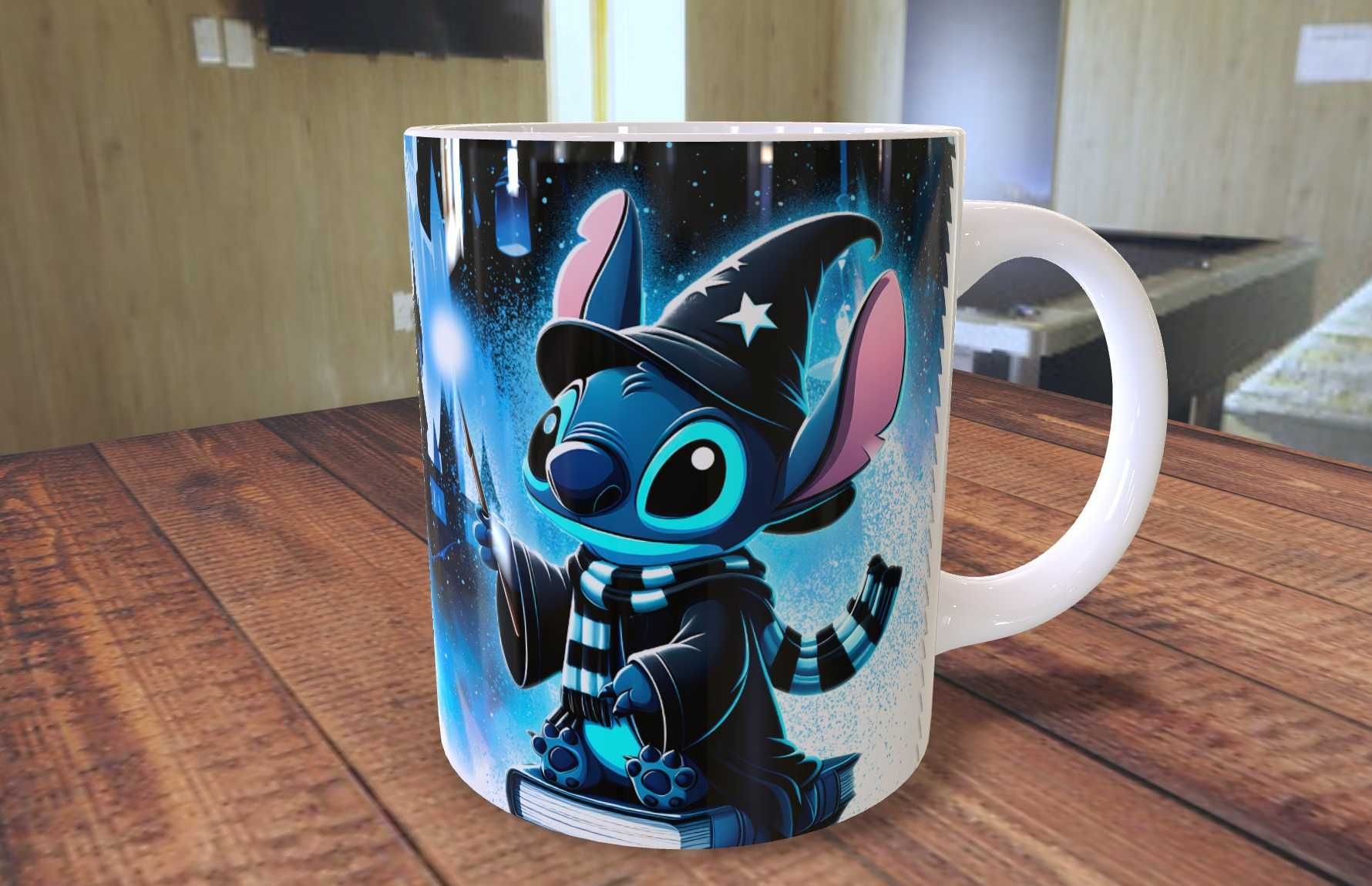 Caneca personalizada Stitch-Harry-Potter Collection Azul