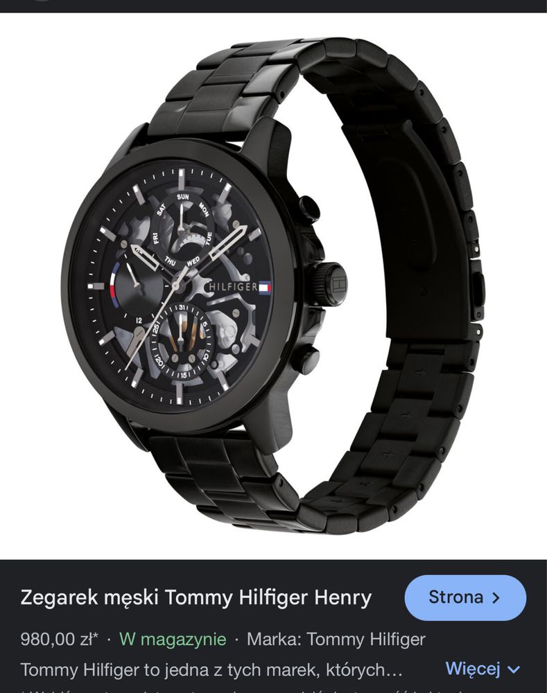 Zegarek Tommy Hilfiger