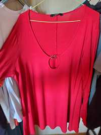 Сукня туніка червона літня плаття платье plus size