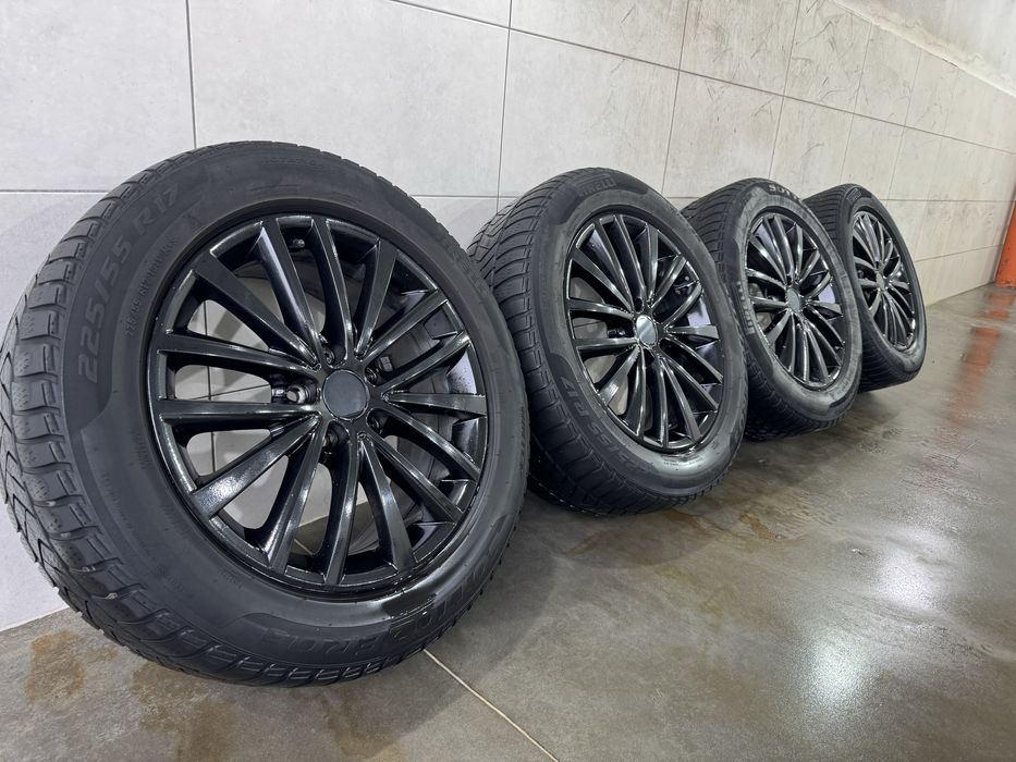 Диски з резиною R17 5/112 VW T4 Passat Caddy Golf Skoda Octavia SuperB