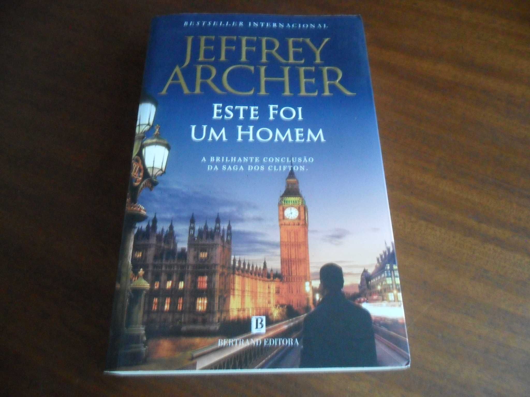 "Este Foi Um Homem" de Jeffrey Archer - 1ª Edição de 2018