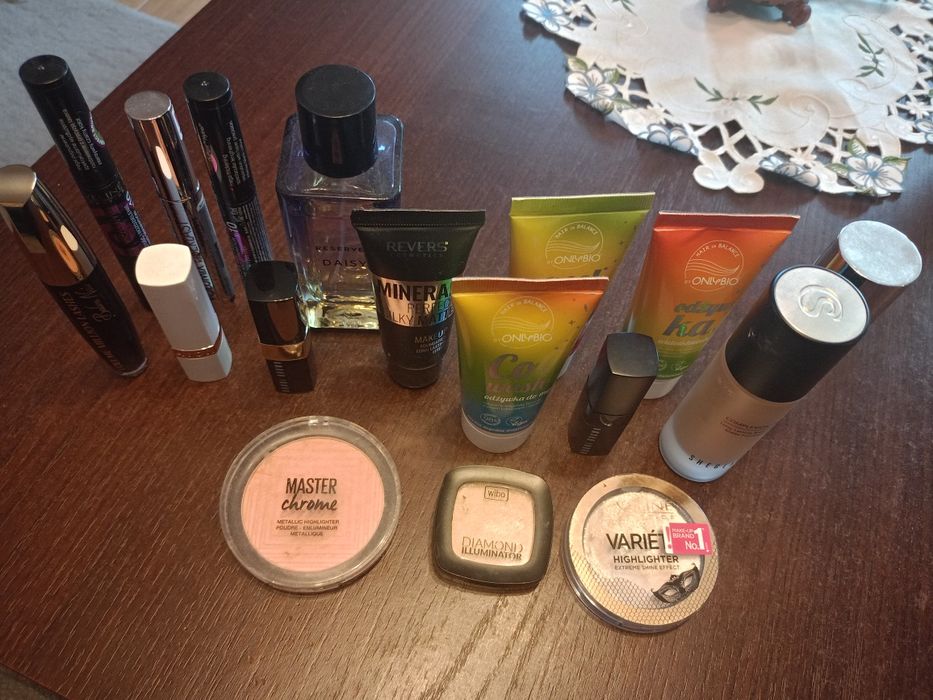 Zestaw kosmetykow bobbi Brown Eveline only bio Loreal wibo