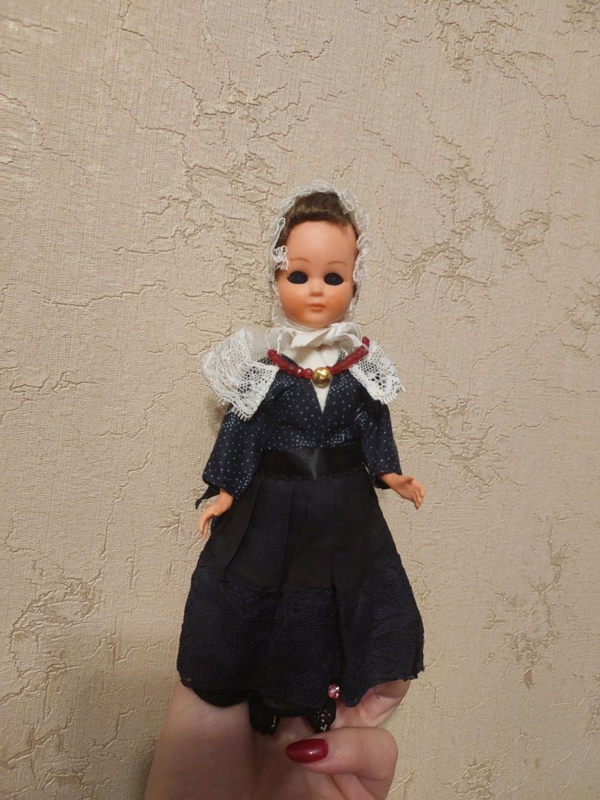 Винтажная коллекционная голубоглазая кукла ,раритет 50-60 год