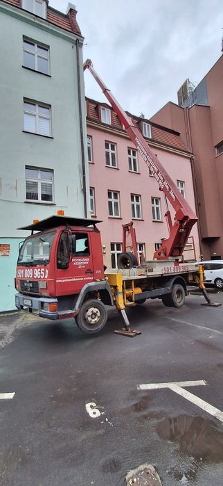 Man Podnośnik koszowy wumag wt250 25 metrow