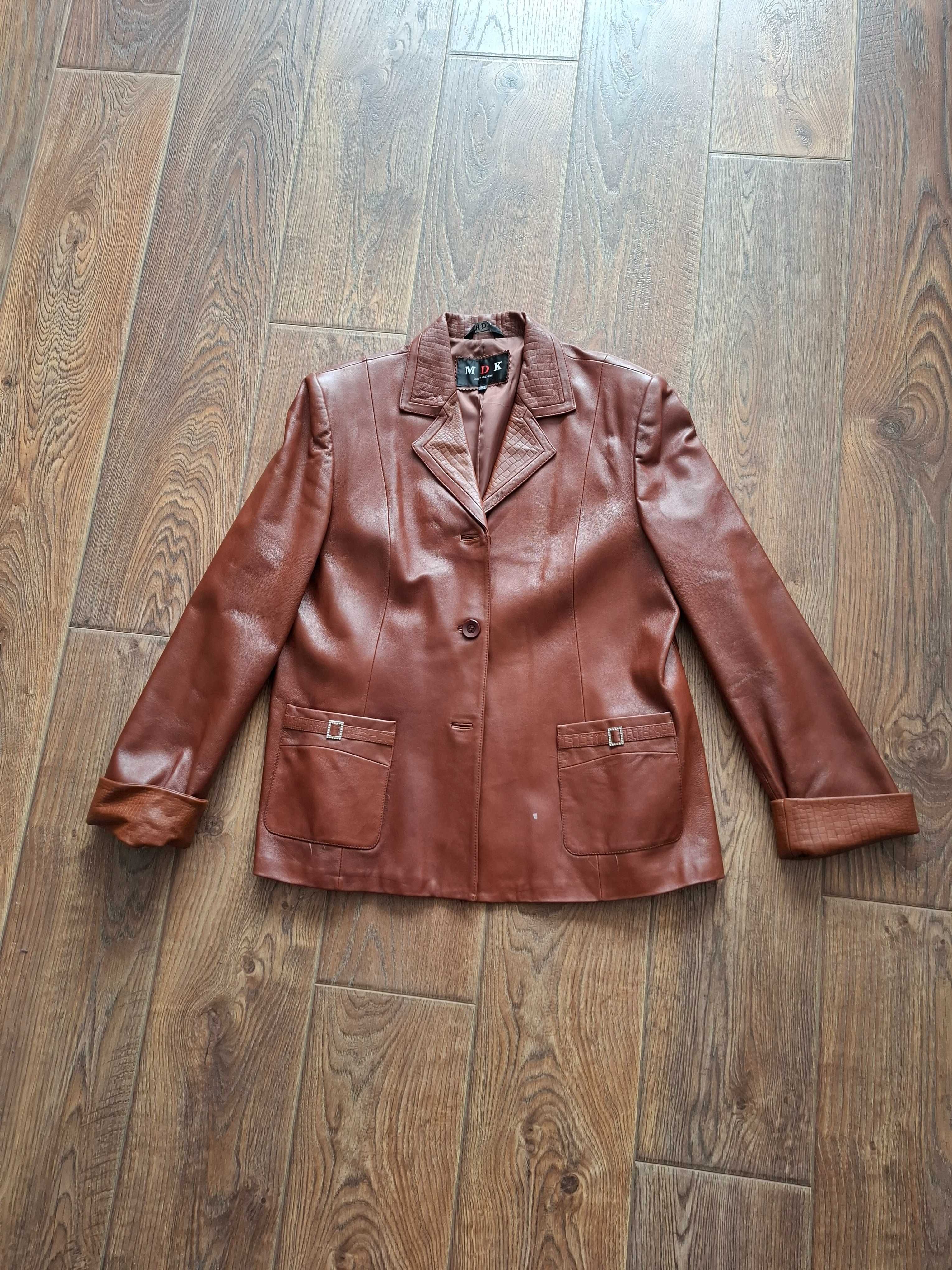 Шкіряна куртка, розмір 50-52